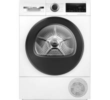 Bosch Series 6 WQG24500GB 9kg Heat Pump Tumble Dryer in white front view