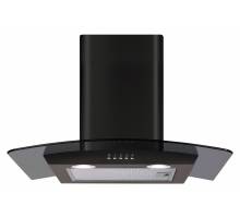 CDA ECP62BL Curved Glass Cooker Hood