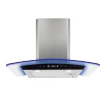 CDA EKP60SS Curved Glass Cooker Hood with Edge Lighting 