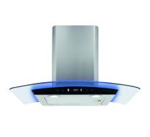 CDA EKP70SS Curved Glass Cooker Hood with Edge Lighting 