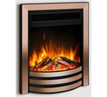 Celsi Ultiflame Ultra Autograph Electric Fire - Rose Gold & Black