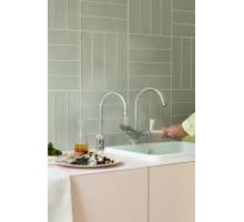 Classic Nordic Single Tap Round Chrome