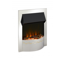 Dimplex Ellister Chrome Optiflame Electric Inset Fire