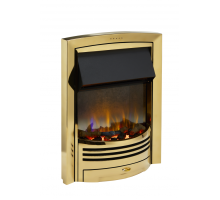 Dimplex Glencoe Brass Optiflame 3D Electric Inset Fire