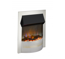 Dimplex Portree Chrome Optiflame 3D Electric Inset Fire