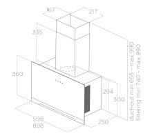 Elica Aplomb Dimensions
