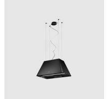 Elica Ikona Light 60cm Island Cooker Hood - Black