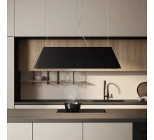 Elica Ikona Maxxi Pure 120cm Island Cooker Hood - Black