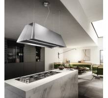 Elica Ikona Maxxi Pure 120cm Island Cooker Hood - Stainless Steel