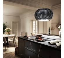 Elica Interstellar 65cm Suspended Cooker Hood - Black