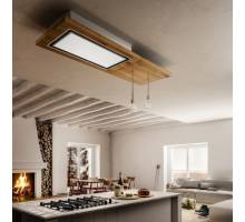 Elica Lullaby 120cm Oak Ceiling Hood - Recycled