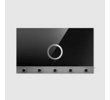 Elica NikolaTesla Unplugged 90cm 4 Zone Filtering Induction Hob - Black & Stainless Steel