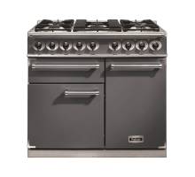 Falcon F1000DXDFSLNM - 1000 Deluxe Dual Fuel Slate Nickel Range Cooker 102200