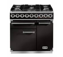 Falcon F900DXDFBLCM - 900 De Luxe Dual Fuel Black Chrome Range Cooker 77060