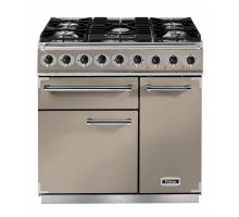 Falcon F900DXDFFNNM - 900 De Luxe Dual Fuel Fawn Nickel Range Cooker 115300
