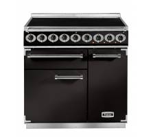 Falcon F900DXEIBLB-EU - 900 De Luxe Induction Black Brass Range Cooker 81810