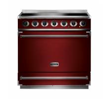 Falcon F900SEIRDN-EU - 900S Electric Induction Cherry Red Nickel Range Cooker 90070