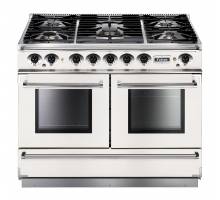 Falcon FCON1092DFWHNM-EU - 1092 Continental Dual Fuel White Nickel Range Cooker 82360