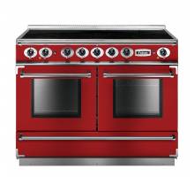 Falcon FCON1092EIRDN-EU - 1092 Continental Electric Induction Cherry Red Nickel Range Cooker 87180