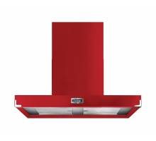 Falcon FHDCT1090RDN - 1090 Contemporary Cherry Red Nickel Chimney Hood 91030