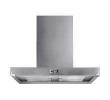 Falcon FHDCT1090SSC - 1090 Contemporary Stainless Steel Chrome Chimney Hood 91040