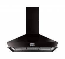 Falcon FHDSE1000BLC - 1000 Super Extract Black Chrome Chimney Hood 90770