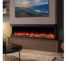 FireFX Atmos Versa 165W Three-Sided Electric Fire