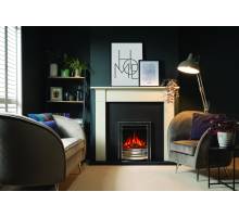FireFx Amara chrome and black electric fire