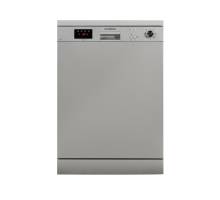Front open view of NordMende DW67SL Dishwasher in silver