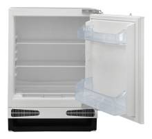 Front view of Culina FBUF60E undercounter larder fridge with open door and glass shelving