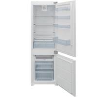 Front view of Culina FFBIFF7030E integrated fridge freezer with 7030 split and LED lighting