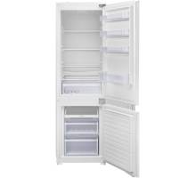 Front view of Culina FFBIS7030E integrated fridge freezer with 70/30 split and LED lighting