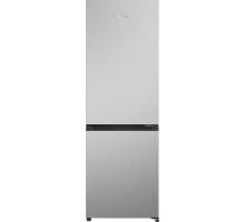 Front view of Indesit INK25322S4UK 7030 no frost fridge freezer in silver finish