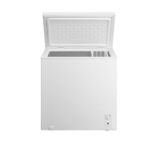 Front view of NordMende CF198WH chest freezer in white