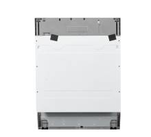 Front view of NordMende DF63 integrated dishwasher with cabinet door closed