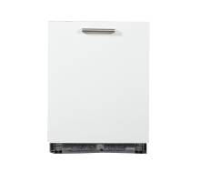 Front view of NordMende DFSN66 integrated dishwasher with door panel