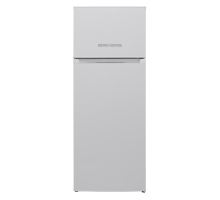 Front view of NordMende RFF266WH fridge freezer in white finish