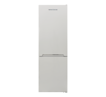 Front view of NordMende RFF335WH fridge freezer in white