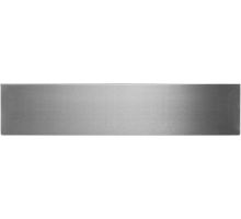 Front view of NordMende WD515IX 14cm warming drawer in stainless steel