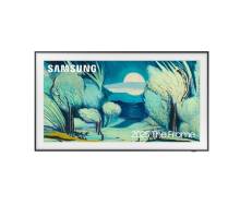 Front view of Samsung QE65LS03FAUXXU The Frame TV displaying artwork