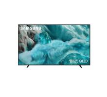 Front view of Samsung QE85Q7F2AUXXU 85 inch QLED Smart TV with minimalist bezel