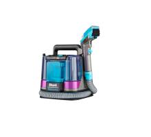 Front view of Shark PX250UKT StainStriker in Dark Silver and Force Fuchsia
