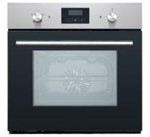 Front view of the Cata CUL57PGSS.2 Built-in Single Fan Oven in stainless steel 