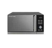 Front view of the Russell Hobbs RHMI2503B 25L Microwave – Black