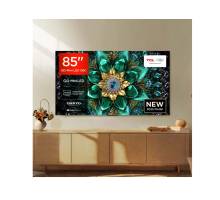 Front view of the TCL 85Q6C-UK 85 4K QD-Mini LED UHD Smart Google TV