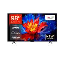Front view of the TCL 98P8K-UK 98 inch TV