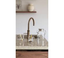 Fusion Round Patinated Brass