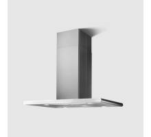 Galaxy Island Cooker Hood - Stainless Steel and White