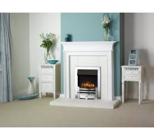 Gazco Logic2 Electric Arts Fire with polished steel effect frame 