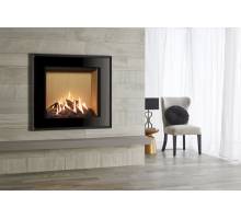 Gazco Reflex 75T Evoke Glass Gas Fire - Black